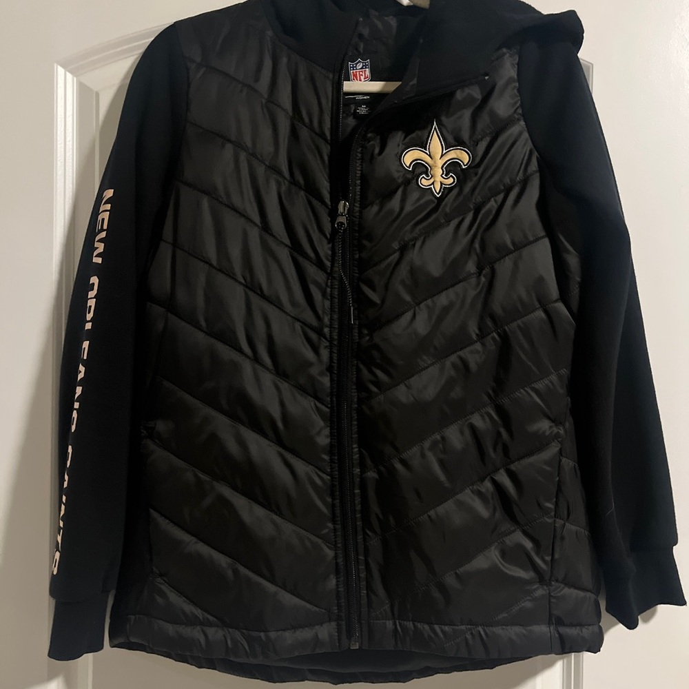 NFL Women's Saints lightweight Puffer Jacket